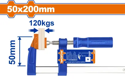Svěrka F s plastovou rukojetí 50x200mm WCP2152, Wadfow#23985