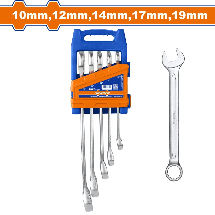 Klíč očkoplochý sada 5ks WSP1215, Wadfow#24000