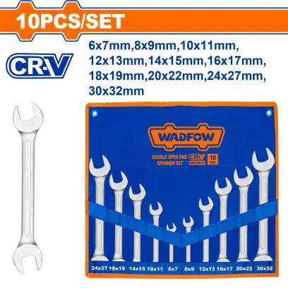 Klíč oboustranný sada 10ks WDS2M10, Wadfow#24005