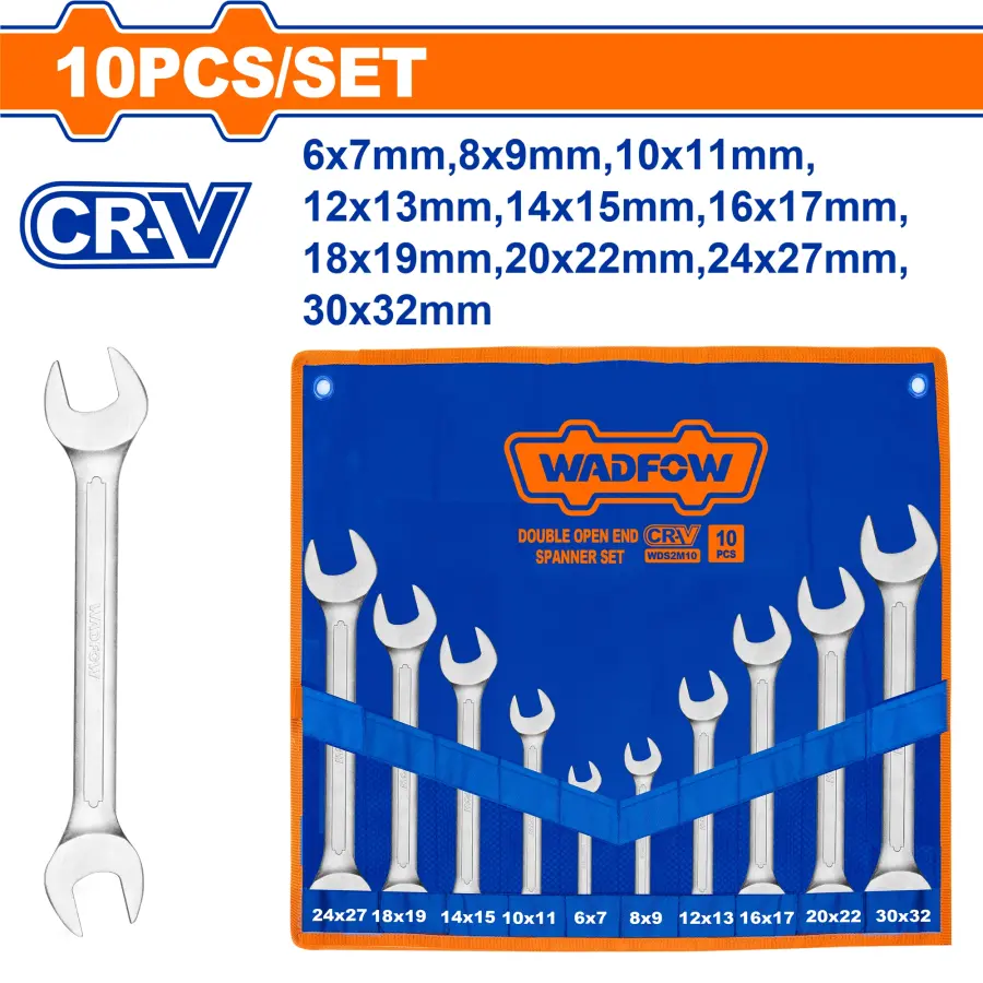 Klíč oboustranný sada 10ks WDS2M10, Wadfow#24005