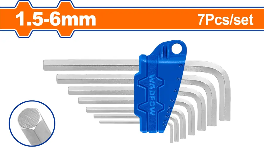 Klíč inbus 1,5-6mm sada 7 ks WHK1671, Wadfow#24007