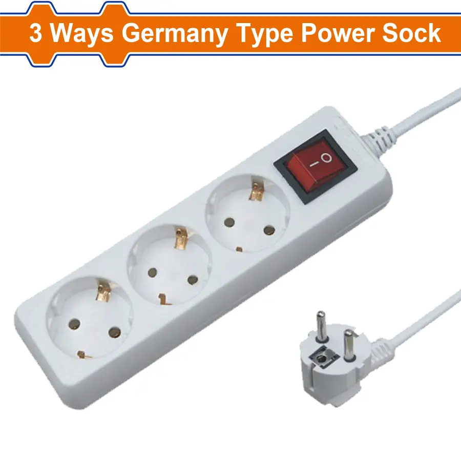 Kabel prodlužovací 3 zásuvky s vypínačem WEJ7303, Wadfow#24014