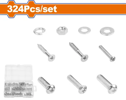 Šroub inbus sada 324 ks WXSBB02, Wadfow#24068