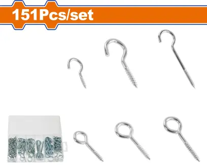 Skoba sada 151 ks, zavřené, otevřené oko WVJ2B02, Wadfow#24075