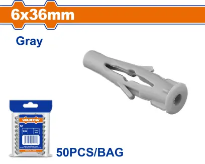 Hmoždinka univerzální 6x36mm, sada 50 ks WXTE911, Wadfow#24091