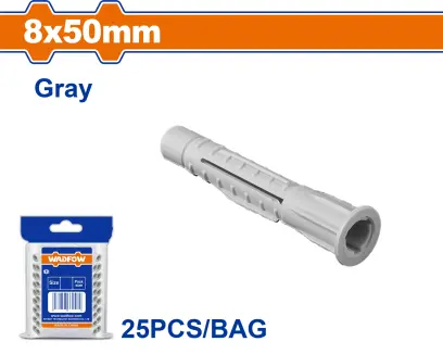 Hmoždinka univerzální 8x50mm, sada 25 ks WXTF921, Wadfow#24095