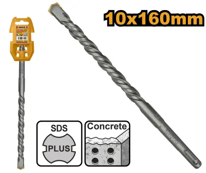 Vrták do zdiva SDS plus 10x160mm DBH1211002, Ingco#25309