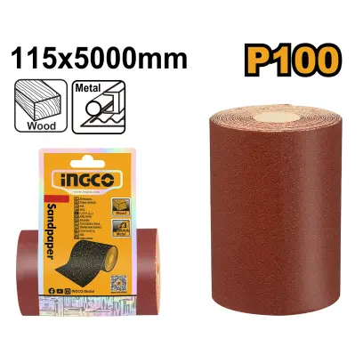 Papír brusný 11,5x500cm, P100 AKHS10065, Ingco#25335