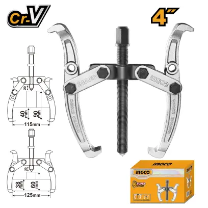 Stahovák dvouramenný, kovaný, rozpětí 115, hl 90mm HGP08024, Ingco#25341