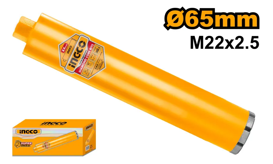 Korunka vykružovací diamantová 65mm DCB580658, Ingco#25615