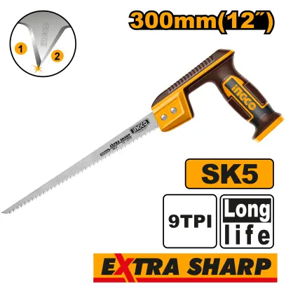 Pilka na dřevo zlodějka 9TPI 300mm HCS3006, Ingco#26220