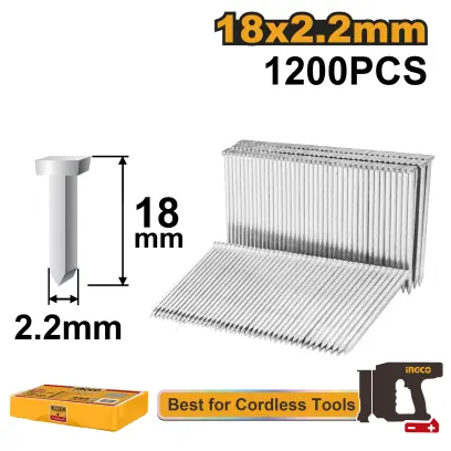 Hřebík sada 1200ks do betonu, 25mm ANA12018, Ingco#26997