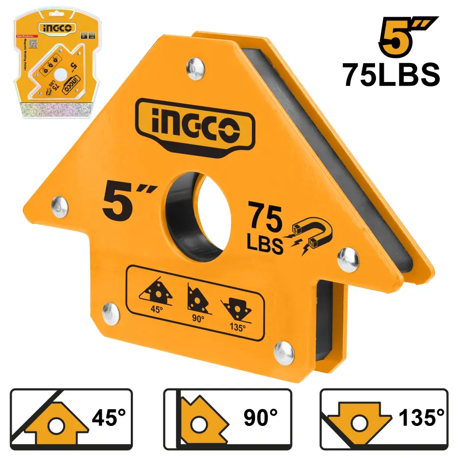 Držák magnetický pro svařování 34kg AMWH75051, Ingco#27018