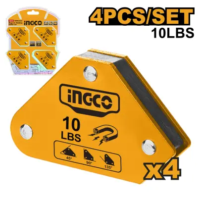 Držák magnetický pro svařování sada 4ks AMWH4001, Ingco#27043