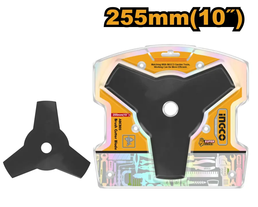 Nůž trojramenný do sekačky 255mm ABCB05, Ingco#27049