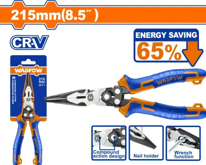 Kleště s dlouhými čelistmi CrV 215mm WPL2768, Wadfow#27418