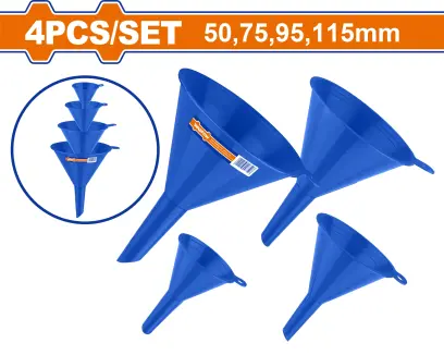 Trychtýř plastový sada 4ks WUFS2304, Wadfow#27443