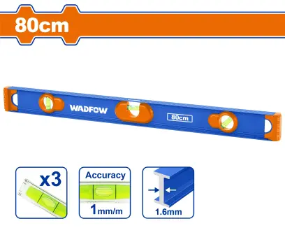Vodováha 800mm ALU 3 libely WSL5G080, Wadfow#27446