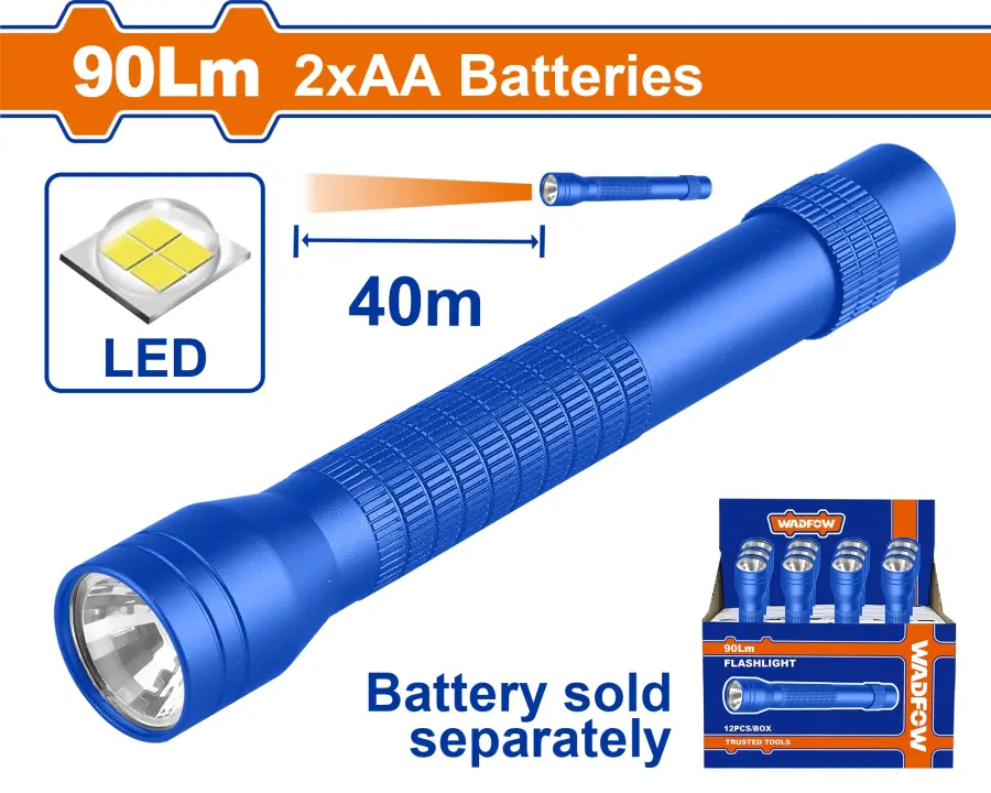 Svítilna bezdrátová LED 90Lm 2xAA WFL2J05, Wadfow#27448