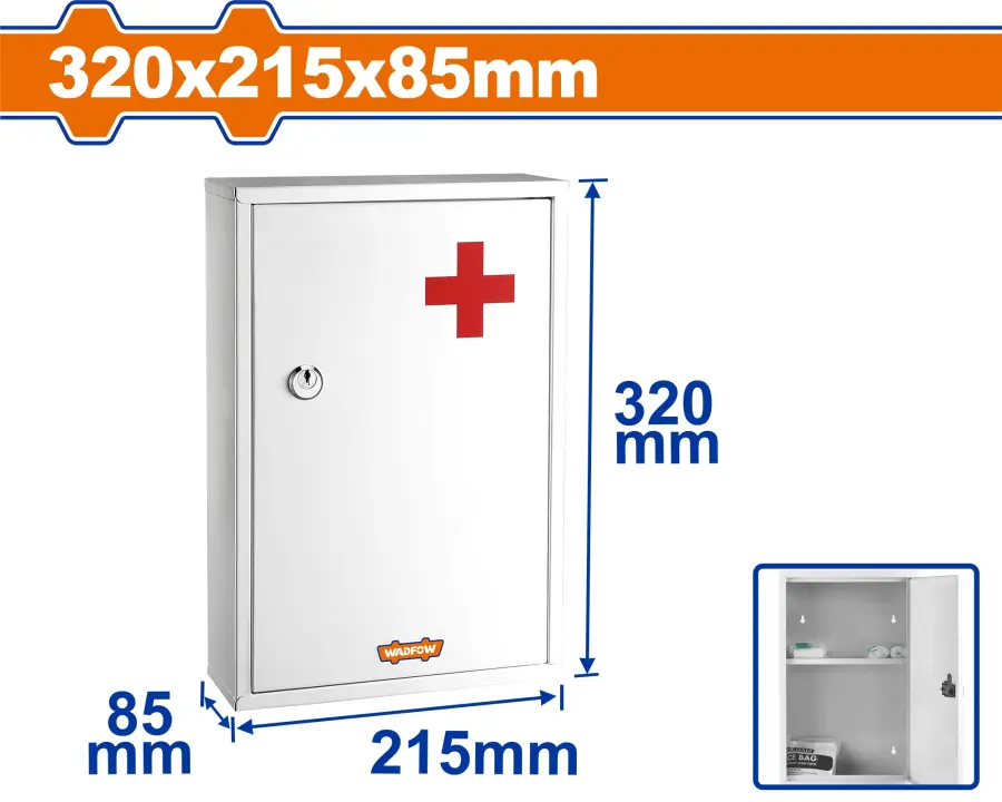 Lékárnička střední 320x215x85mm WYYX4501, Wadfow#27476