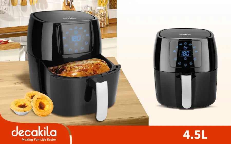 Fritéza horkovzdušná 4,5l 1400W KEEC039B, Decakila#27503