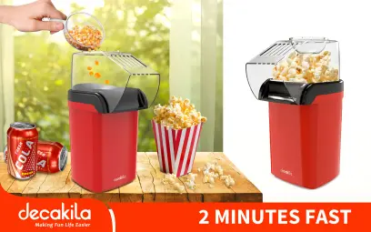 Popcornovač horkovzdušný 1200W KETT009R, Decakila#27505