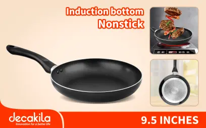 Pánev 24cm s indukčním dnem černá KMEP010B, Decakila#27511