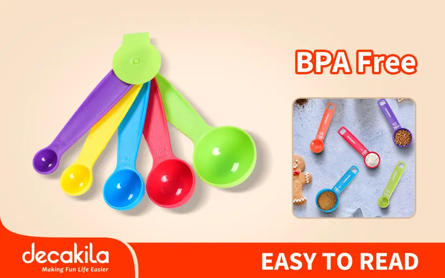 Lžíce odměrná 5 velikostí KMTT070B, Decakila#27524