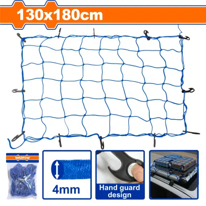 Síť upevňovací pružná s háky 130x180cm WXLW1E13, Wadfow#28166