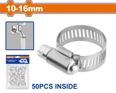 Spona hadicová americká 10-16mm WHU1902, Wadfow#28181