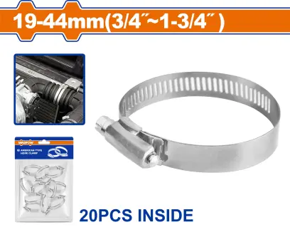 Spona hadicová americká 19-44mm WHU2905, Wadfow#28187