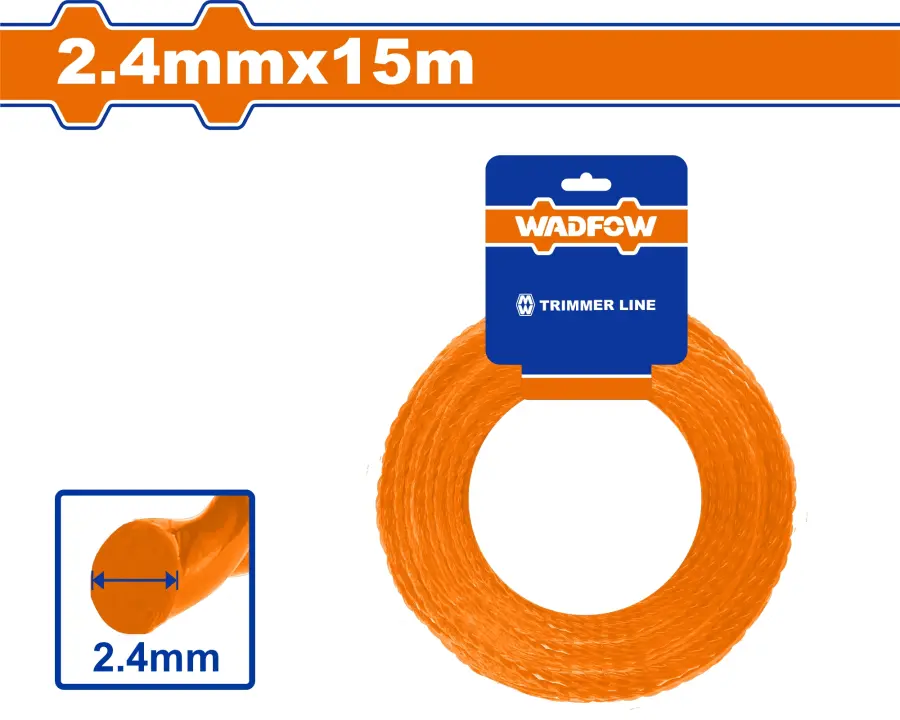 Struna do sekačky 2.4mmx15m WNG3120, Wadfow#28207
