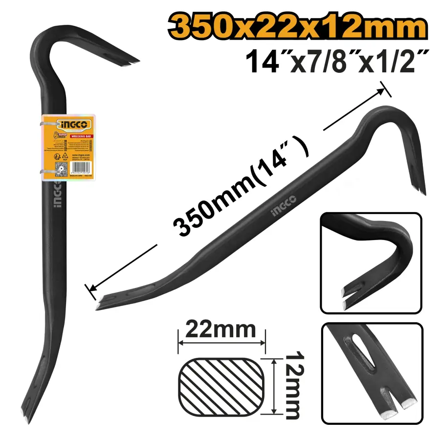 Páčidlo 350mm HWBA01142, Ingco#28363