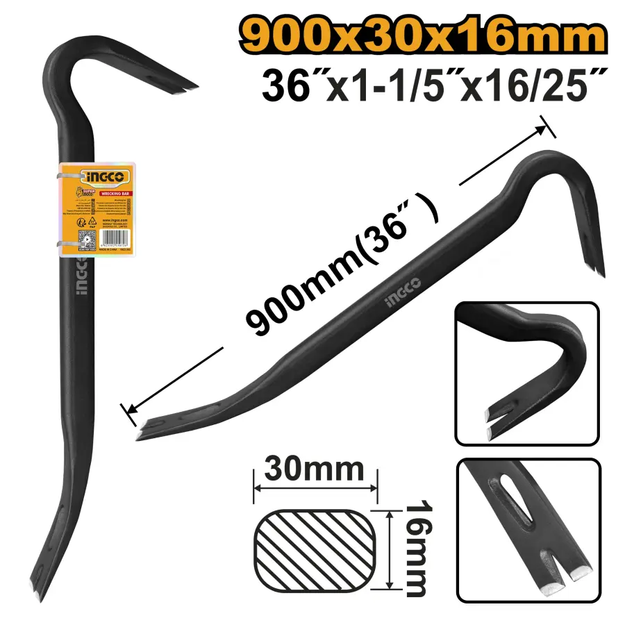 Páčidlo 900mm HWBA01362, Ingco#28364