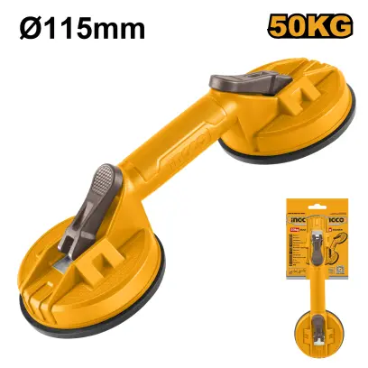 Přísavka na sklo dvojitá max 50kg HSU025001, Ingco#28374