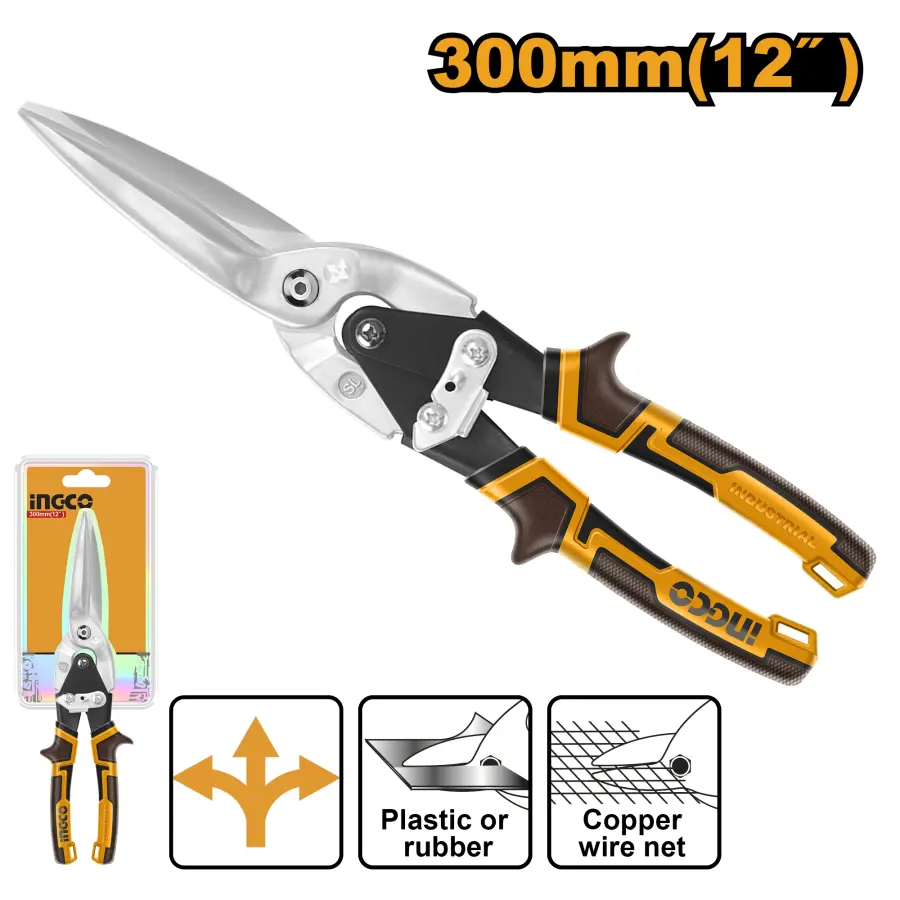 Nůžky na plech prodloužené rovné 350mm 12