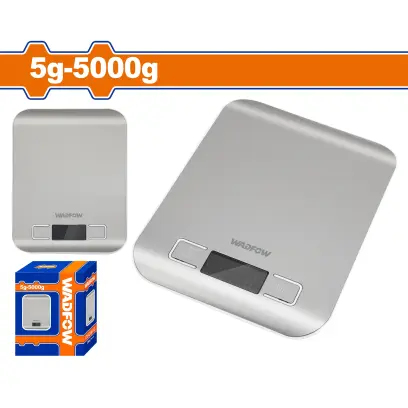 Váha kuchyňská digitální 5-5000g WKE2503, Wadfow#28674