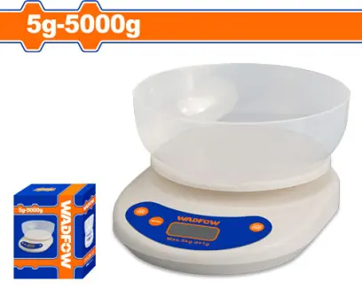 Váha kuchyňská digitální 5-5000g WKE5507, Wadfow#28675