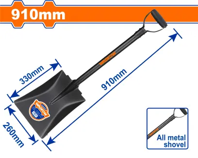 Lopata rovná celokovová 910mm WSE3344, Wadfow#28700