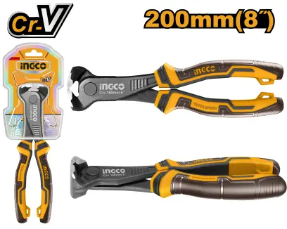 Kleště štípací čelní 200mm CrV HECP28200, Ingco#28749