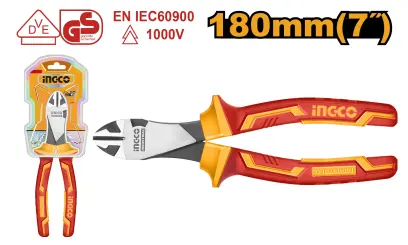 Kleště štípací boční izolované 180mm HIHDCP28188, Ingco#28752