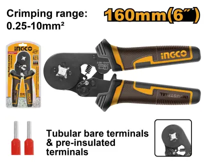 Kleště krimpovací 160mm HRCPG05210, Ingco#28754