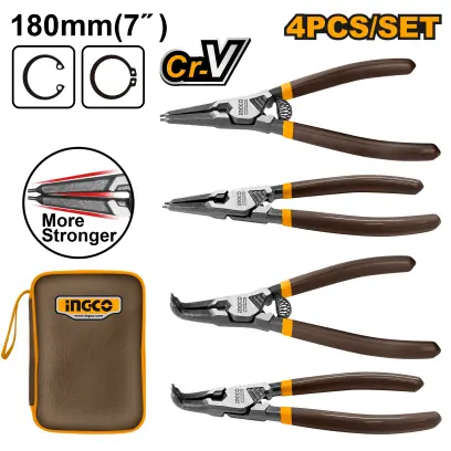 Kleště segerové sada 4ks HCCPS26180, Ingco#28755