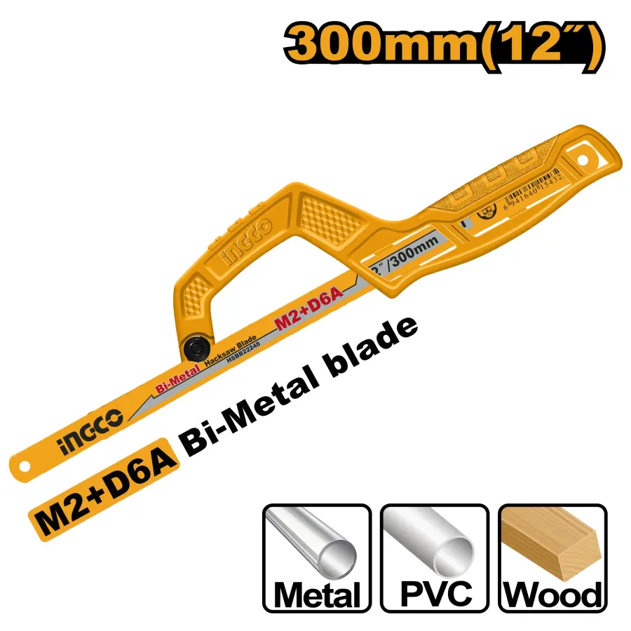 Pilka rám+čepel 300mm MHHF1504, Ingco#28770