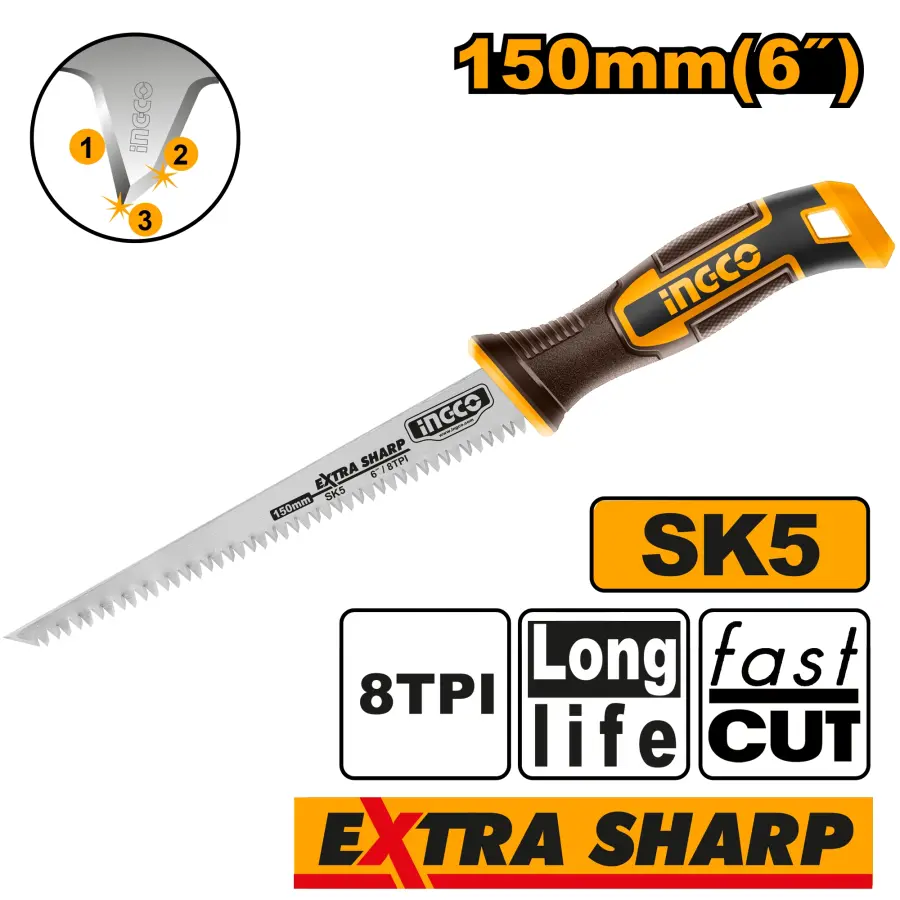 Pilka na sádrokarton 150mm HWBSW1506, Ingco#28772