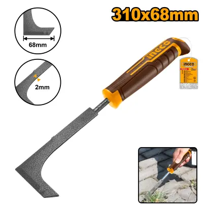 Nůž na plevel 310x68mm HWK1008, Ingco#28797