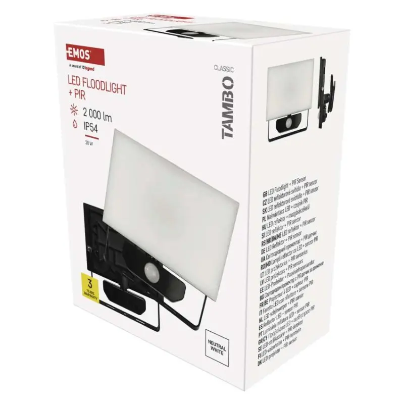 Reflektor LED Tambo 20W 2000LM