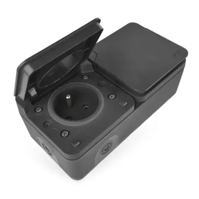 Zásuvka dvojnásobná Cyklone IP55, Emos#29591