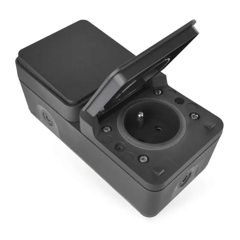 Zásuvka + přepínač C.6 nástěnný IP55 Cyklone , Emos#29592