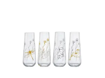 Sklenice na prosecco MEADOW 250ml 4ks#30166